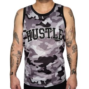 Men's 'Hustle' Camo Tank Top